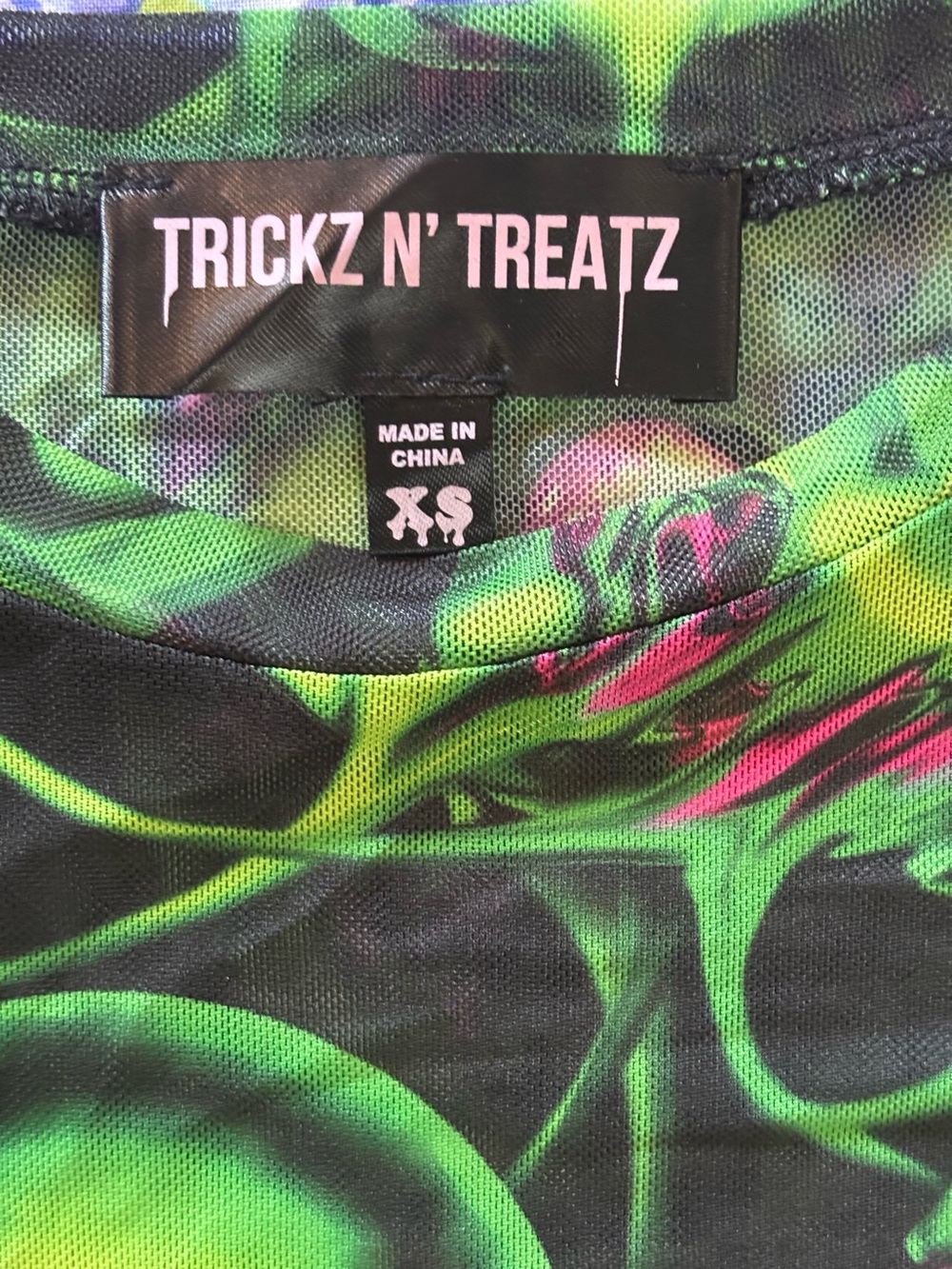 Zombie Sheer Top - Picture 2 of 11